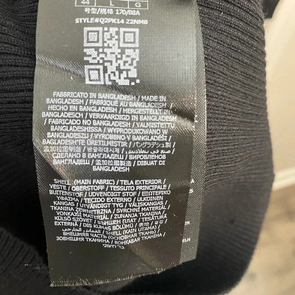 Elegant Black Long Sleeve Dress size L - Picture 8 of 10